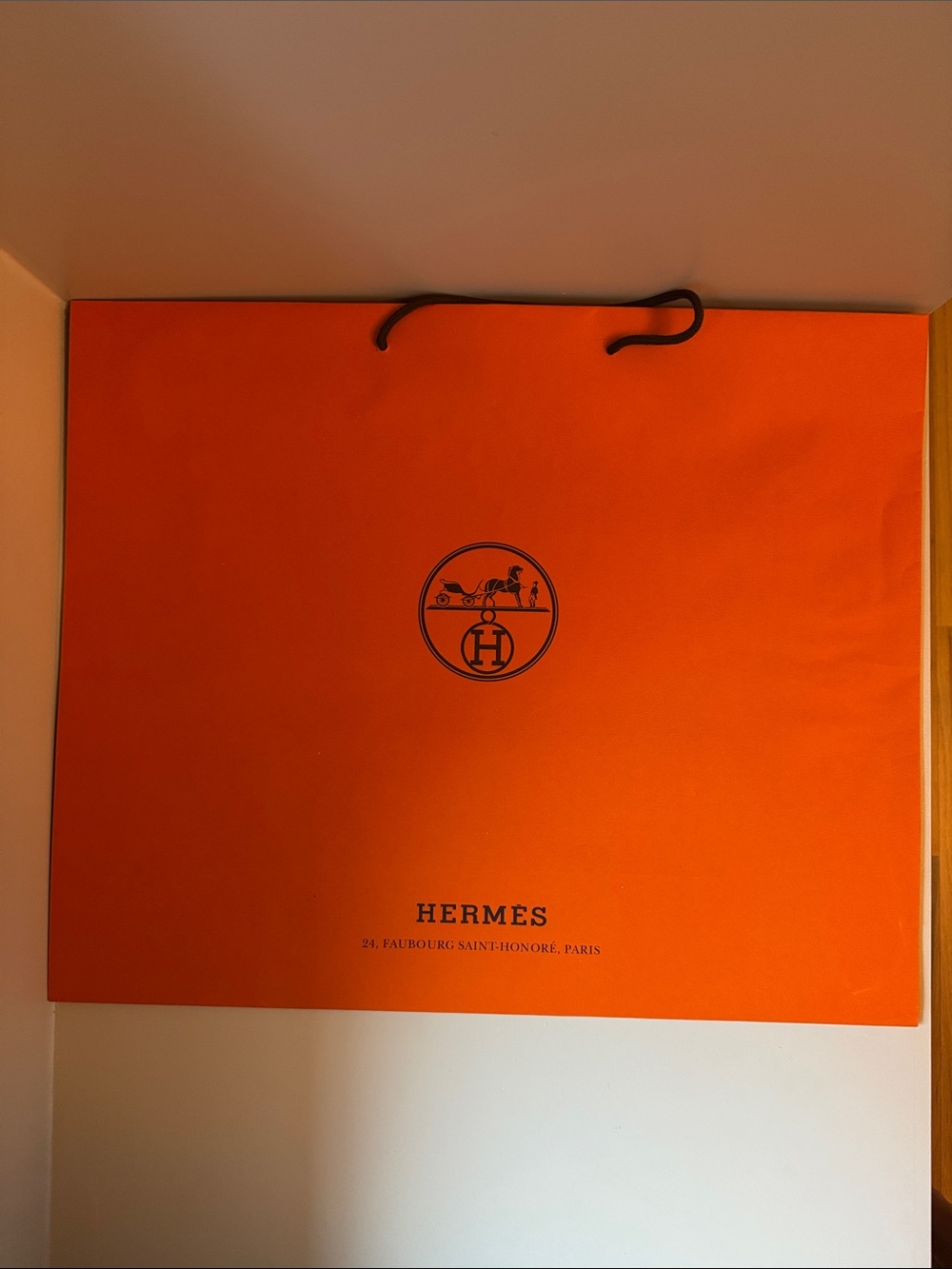 Hermes Large Shopping Bag 23.5” x 19” x 7.5”